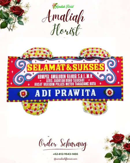 Papan Bunga Ucapan Selamat Sidawangi